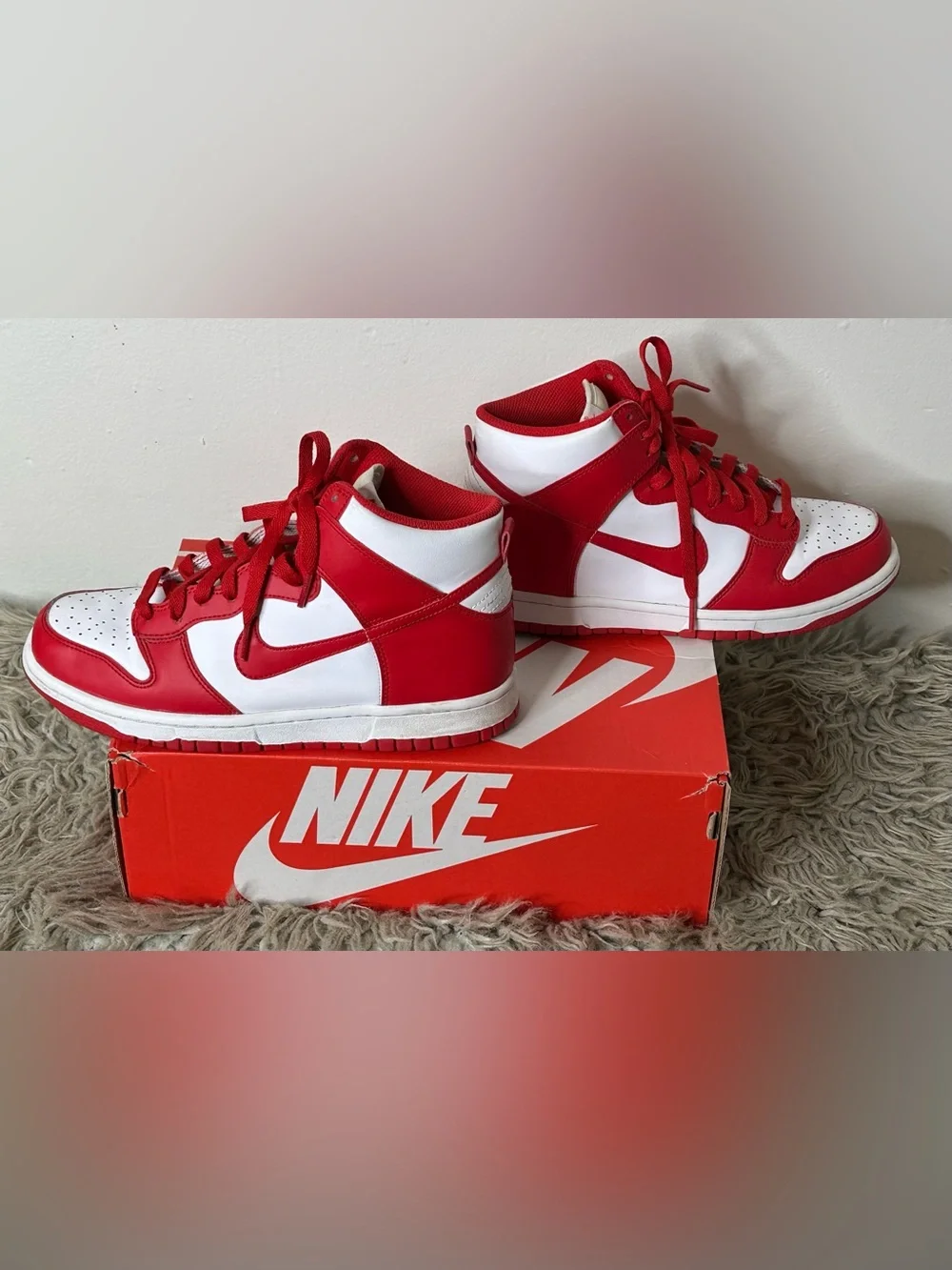 Nike Dunk High Championship Red DB2179-106 7 Youth